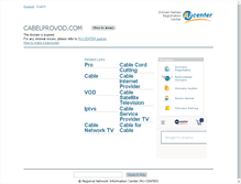 Tablet Screenshot of cabelprovod.com
